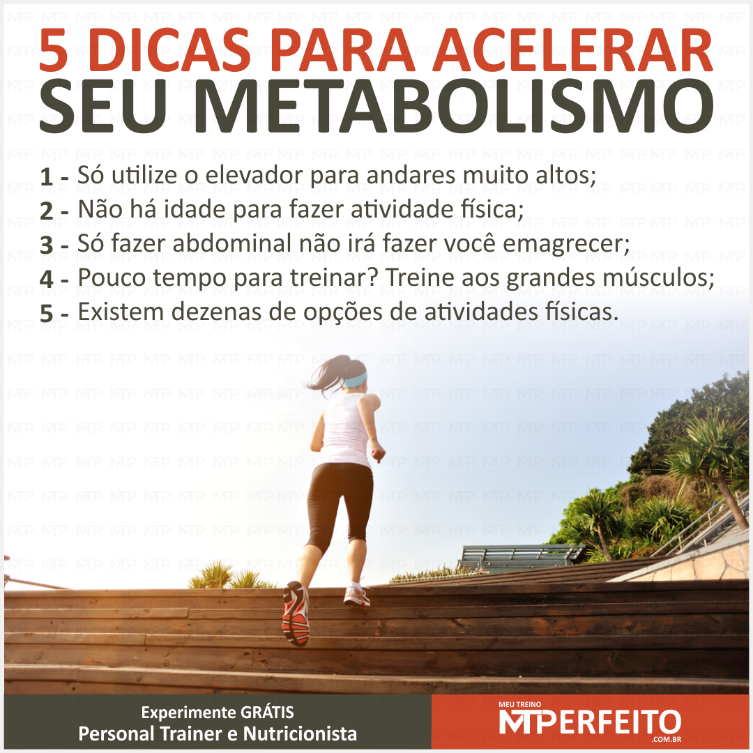 5 Dicas para Acelerar seu Metabolismo