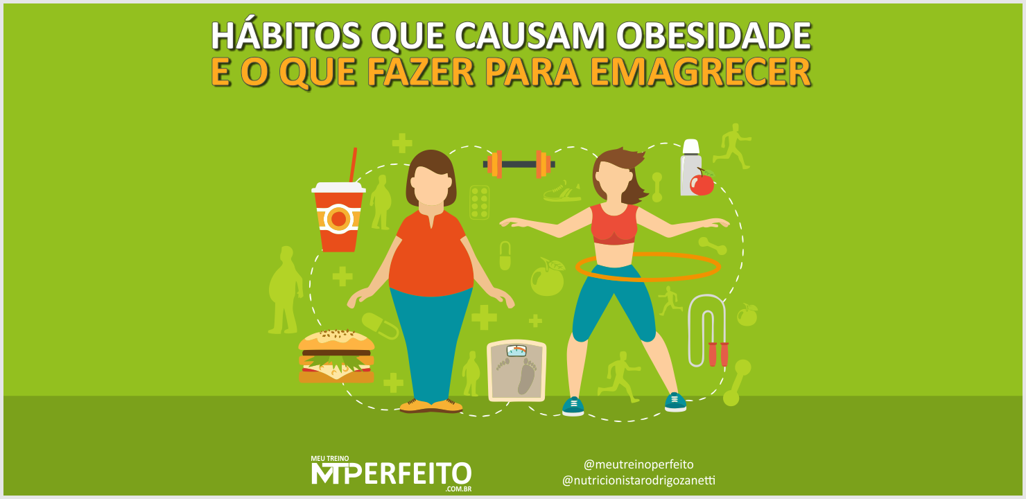 Hábitos que Causam Obesidade e O que Fazer para Emagrecer