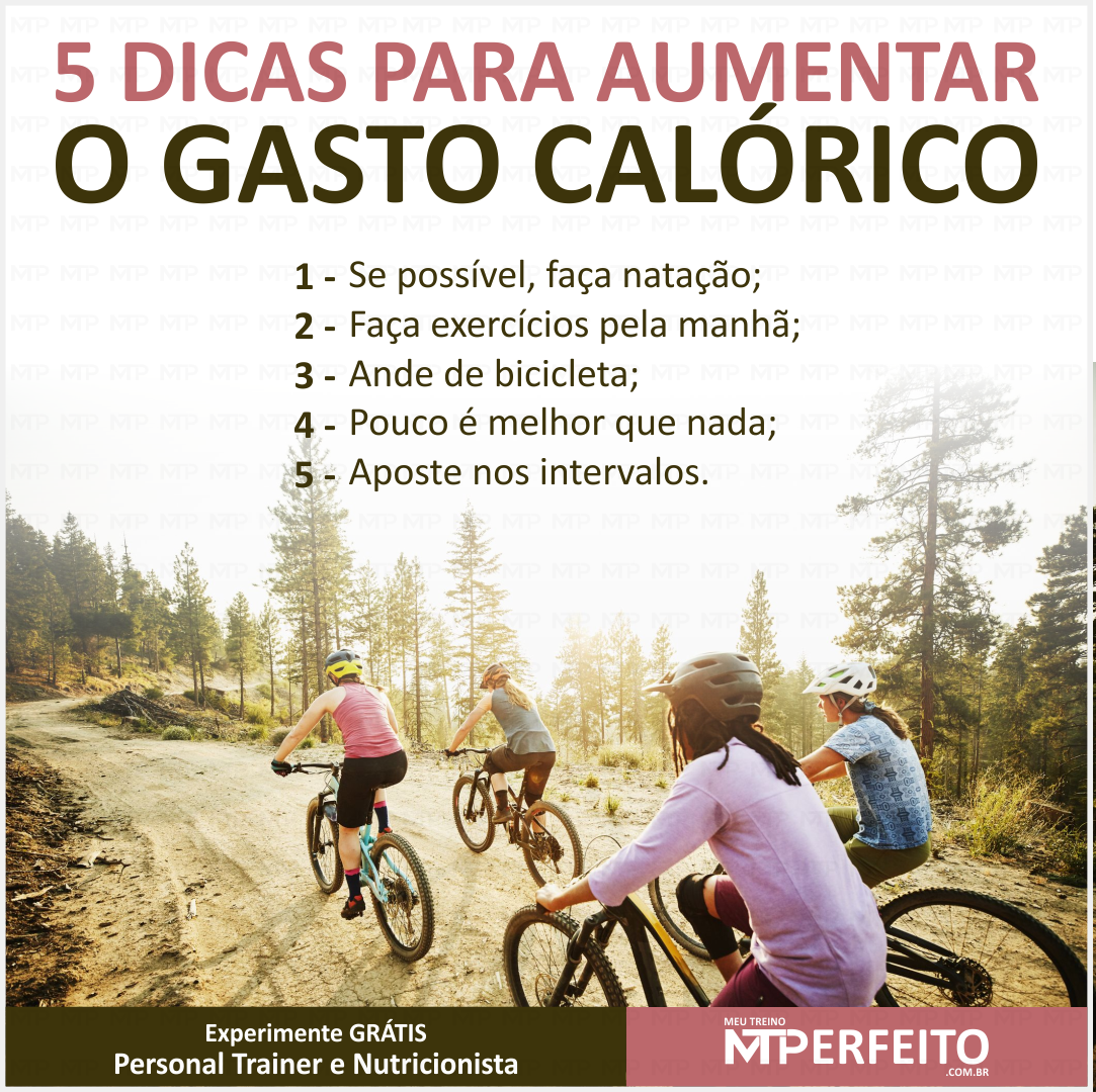 5 Dicas para Aumentar o Gasto Calórico