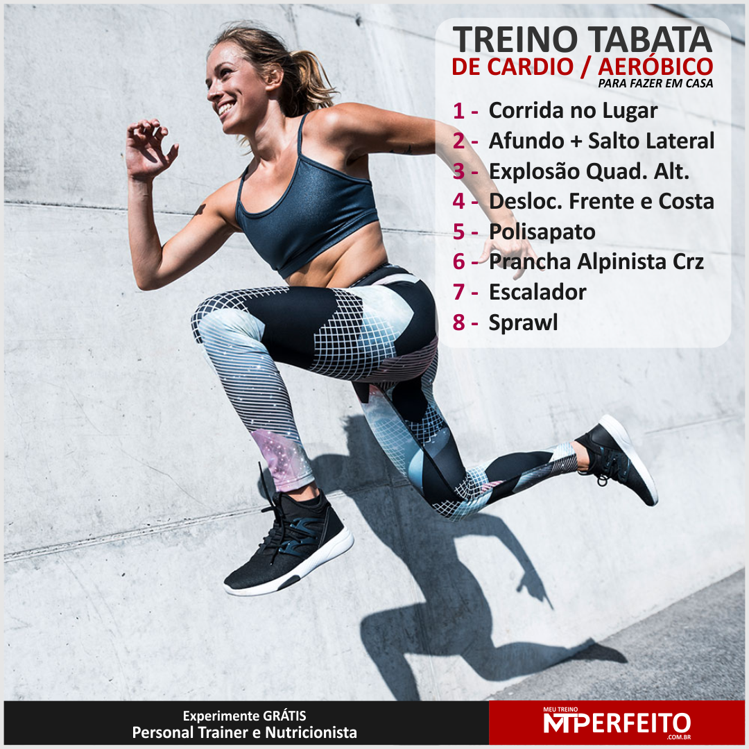 Tabata – Treino de Cardio para Fazer em Casa – 06