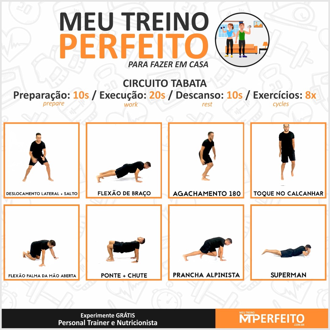 Meu Treino Perfeito Para Fazer em Casa – 11