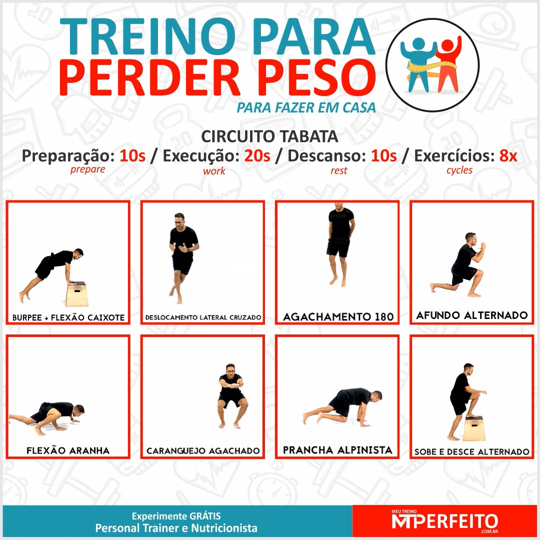 Treino Para Emagrecer e Fazer em Casa – 09