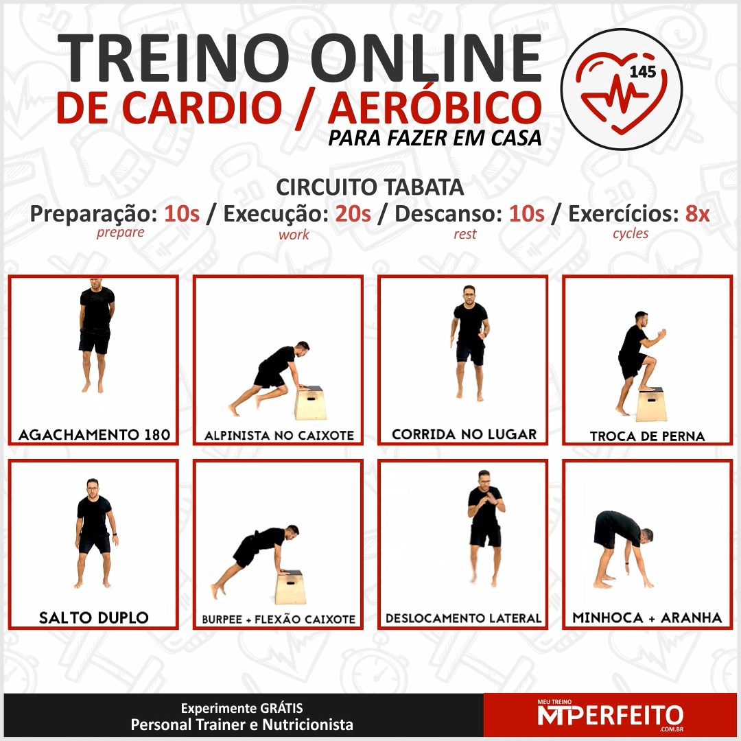 Treino Aeróbico para Fazer em Casa – 09