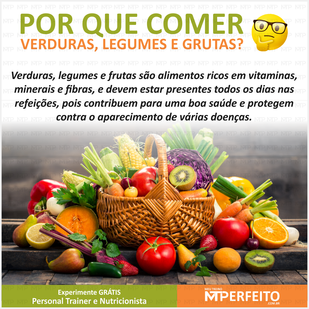 Por que comer verduras legumes e frutas?