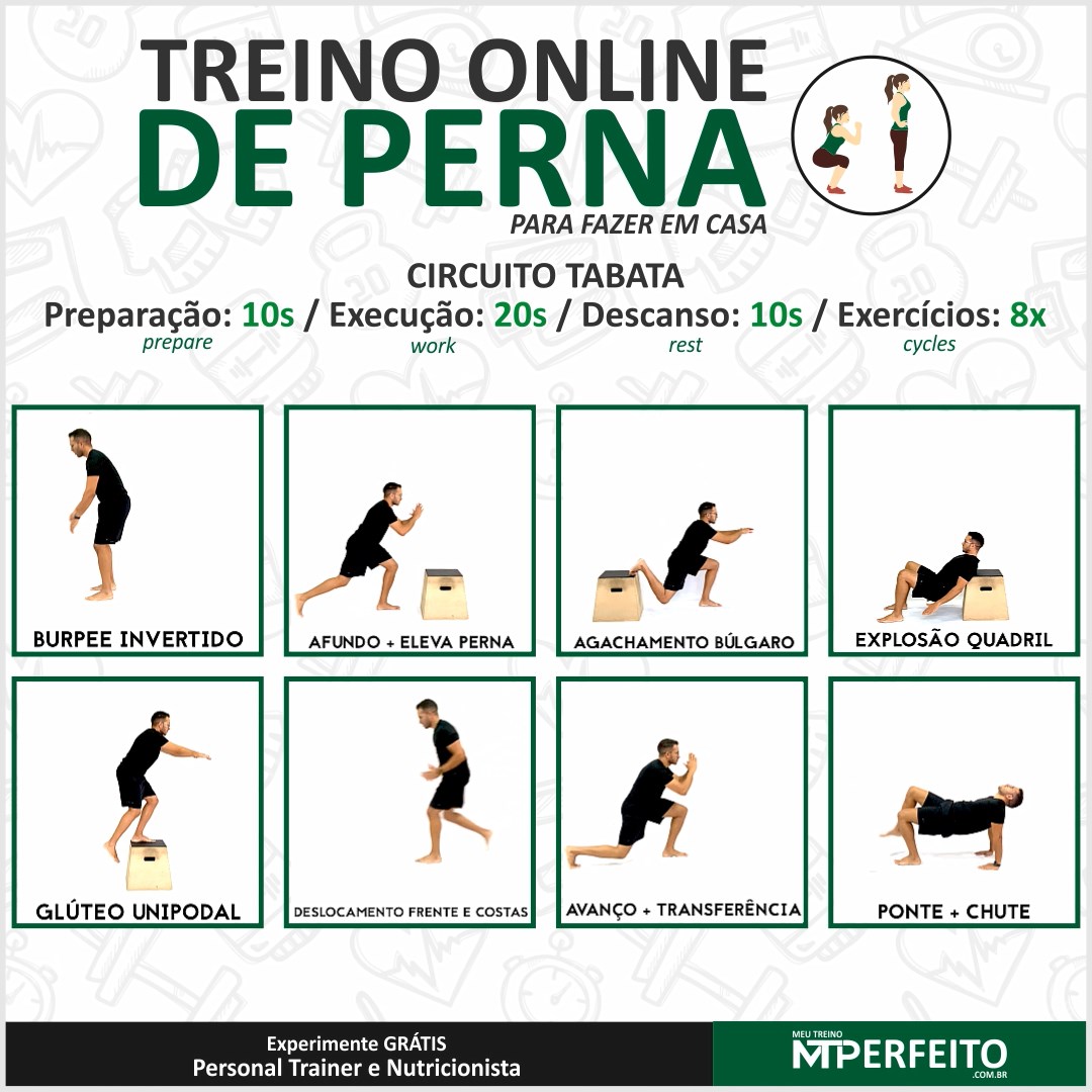 Exercícios para Fortalecer as Pernas e Fazer em Casa – 09