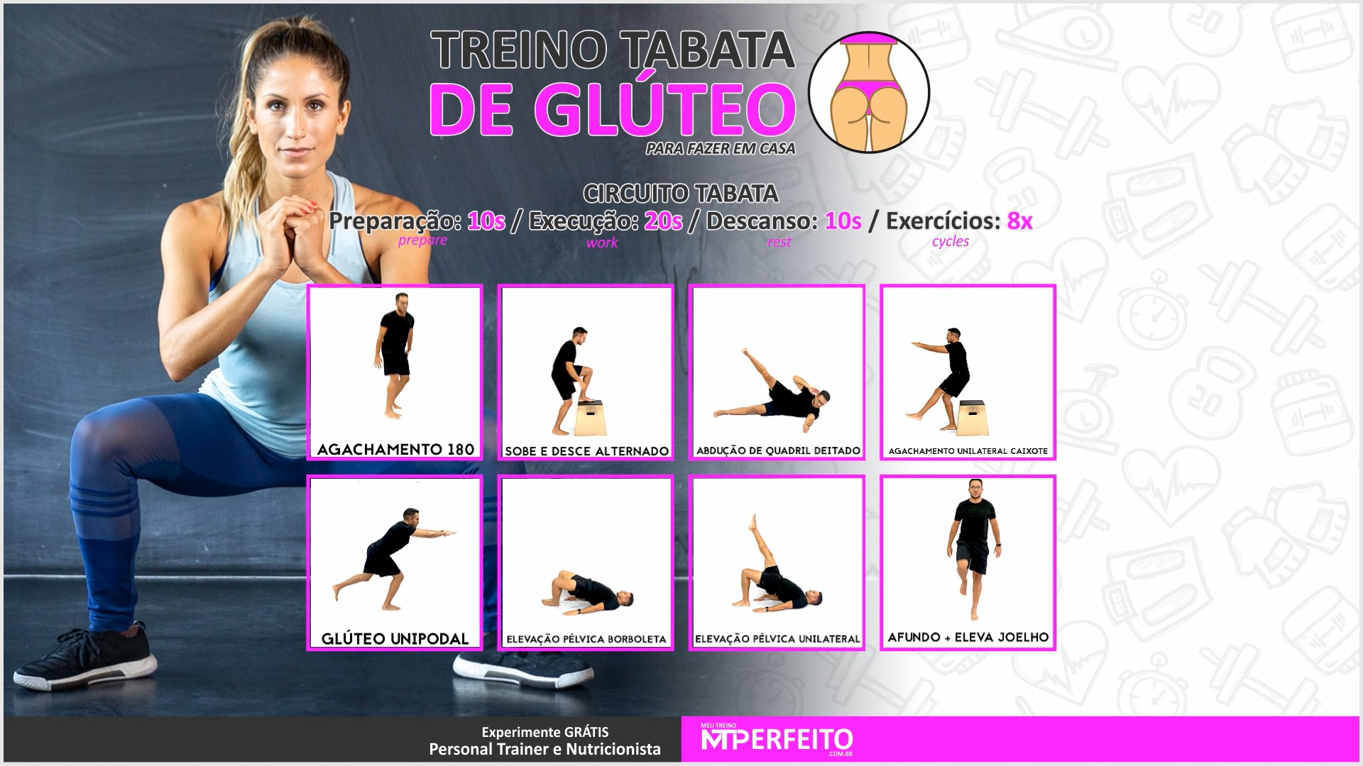 Treino de Glúteo Para Fazer em Casa – 18