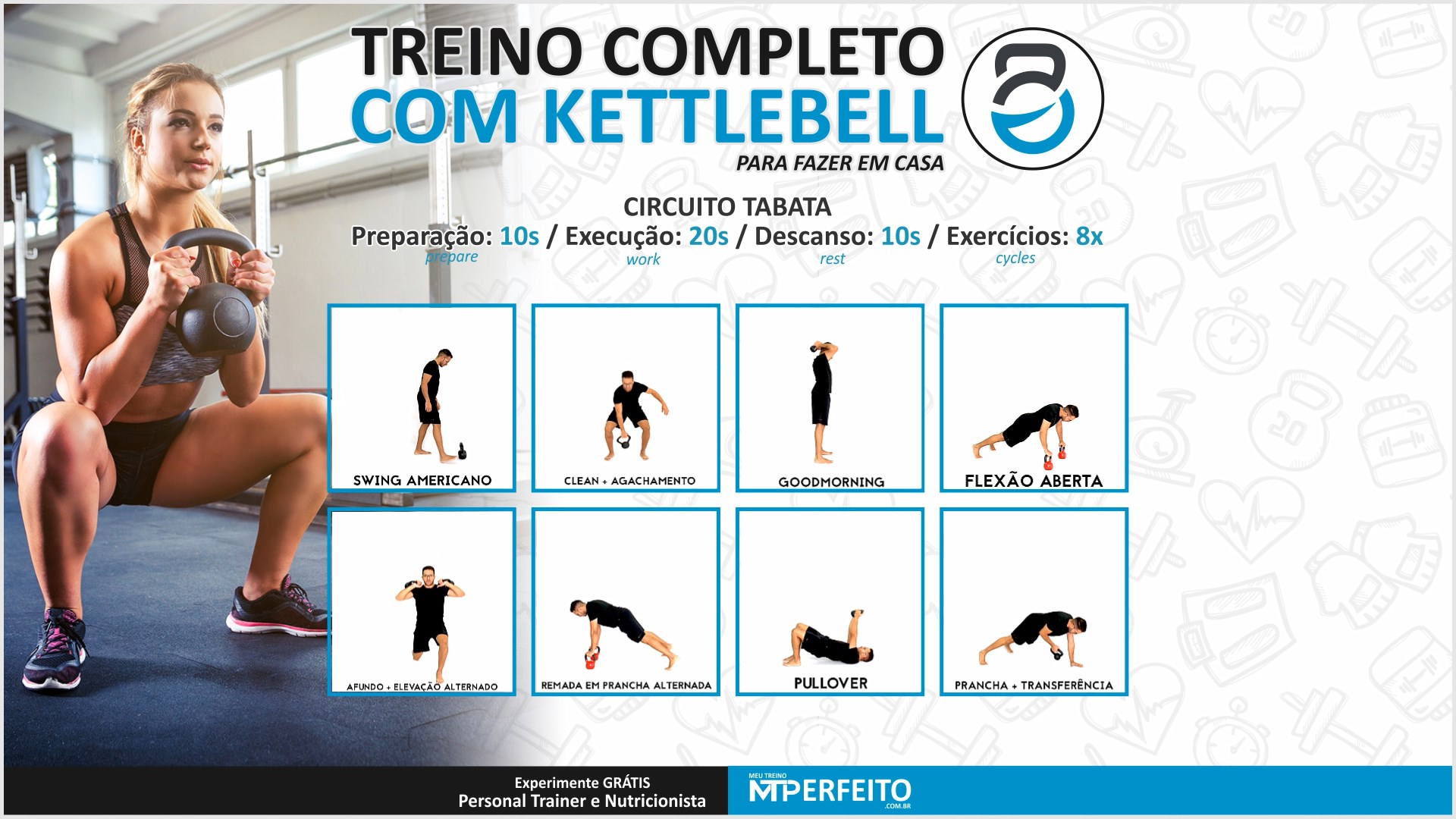 Treino de Kettlebell Completo – 01