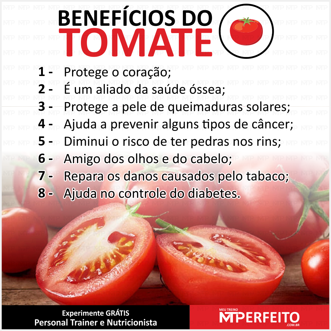 8 Benefícios do Tomate