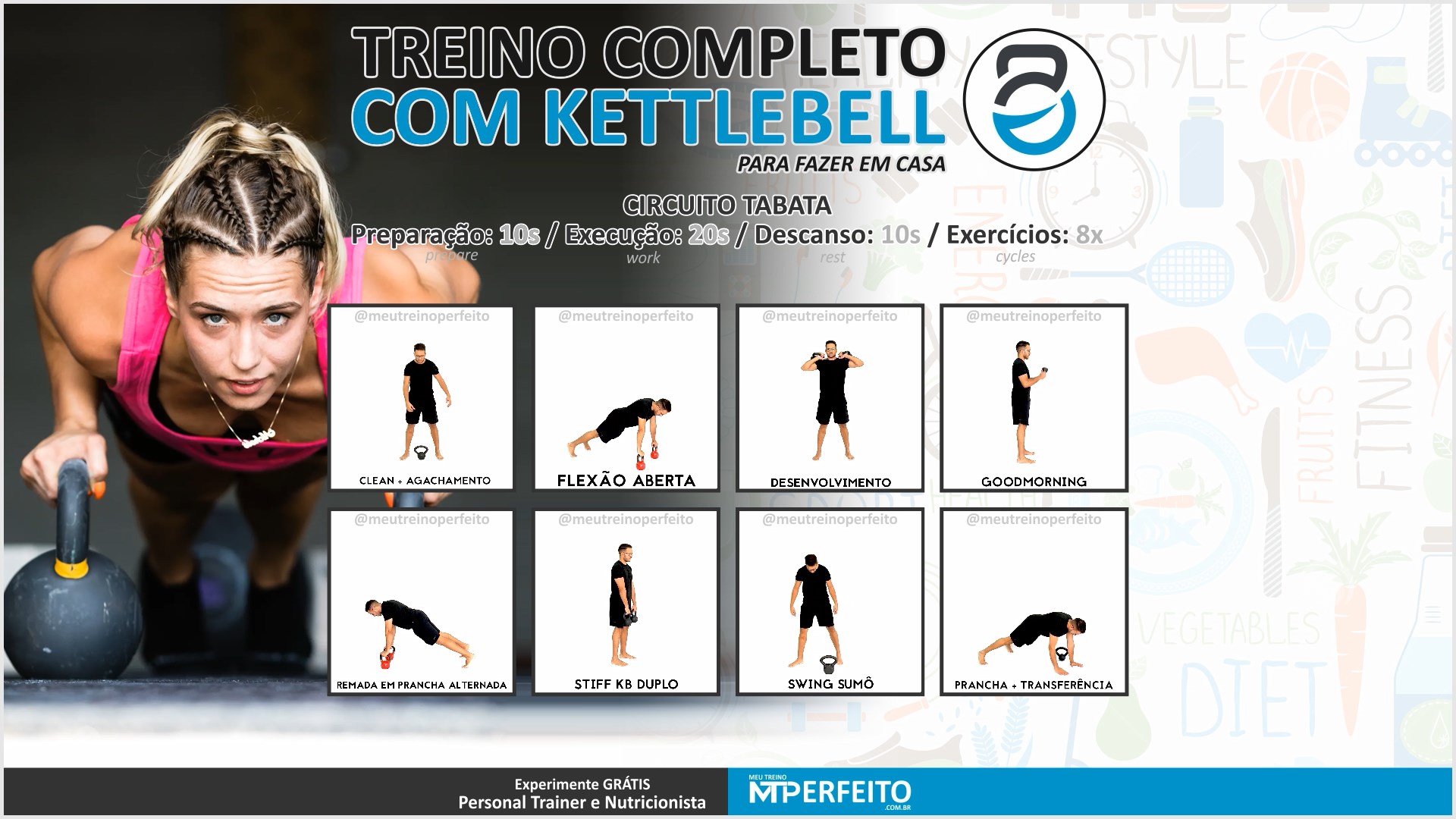 Treino de Kettlebell Completo – 02