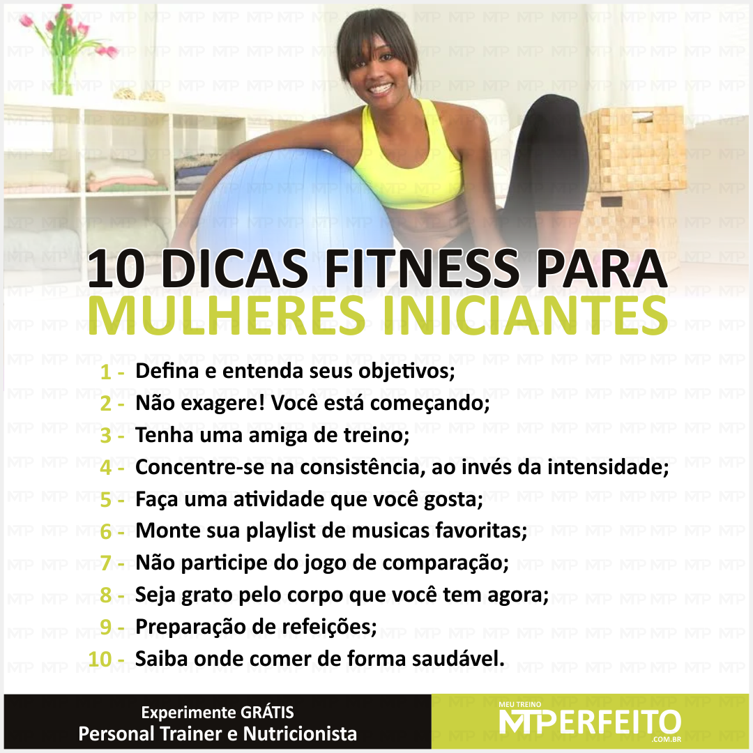 10 Dicas Fitness Para Mulheres Iniciantes