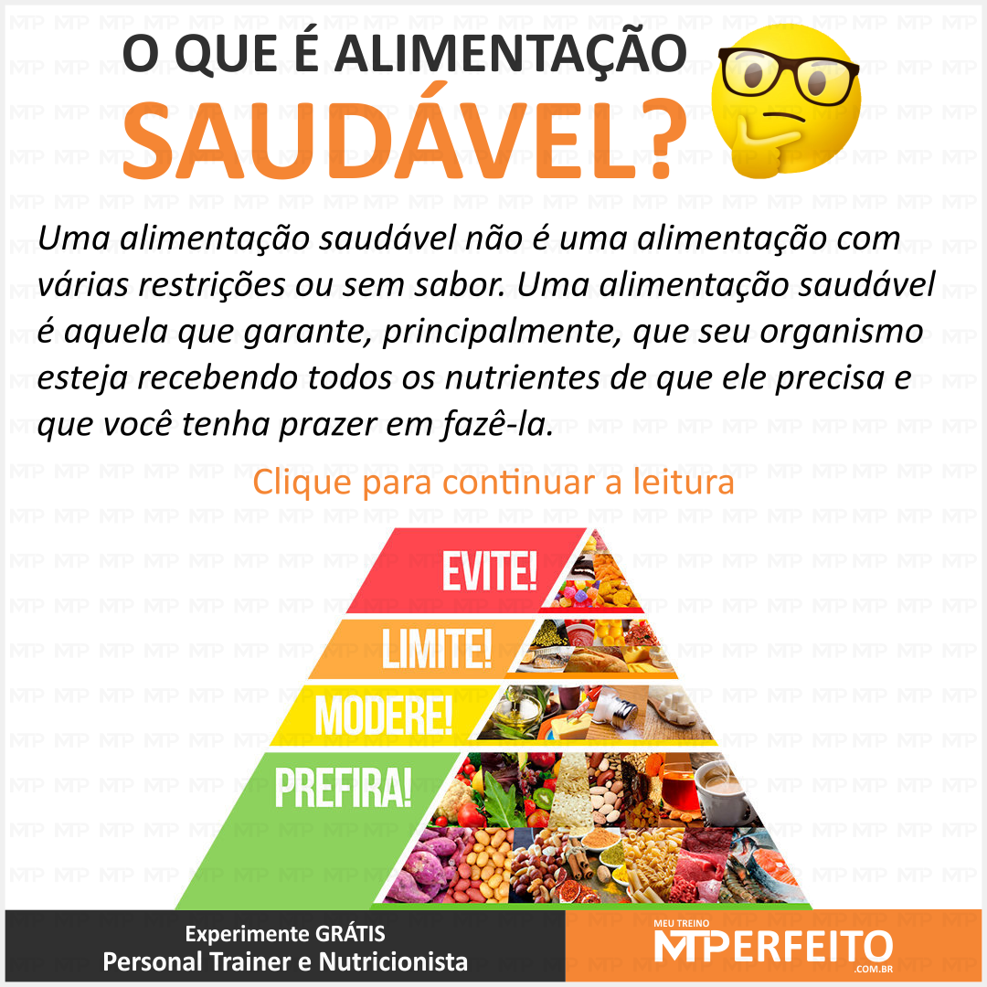 O que é uma alimentação saudável?