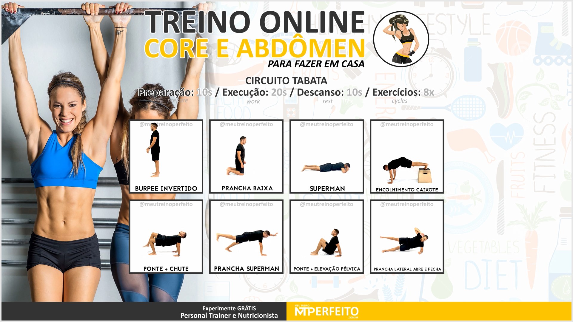 Treino Abdominal Funcional Para Fazer em Casa – 06