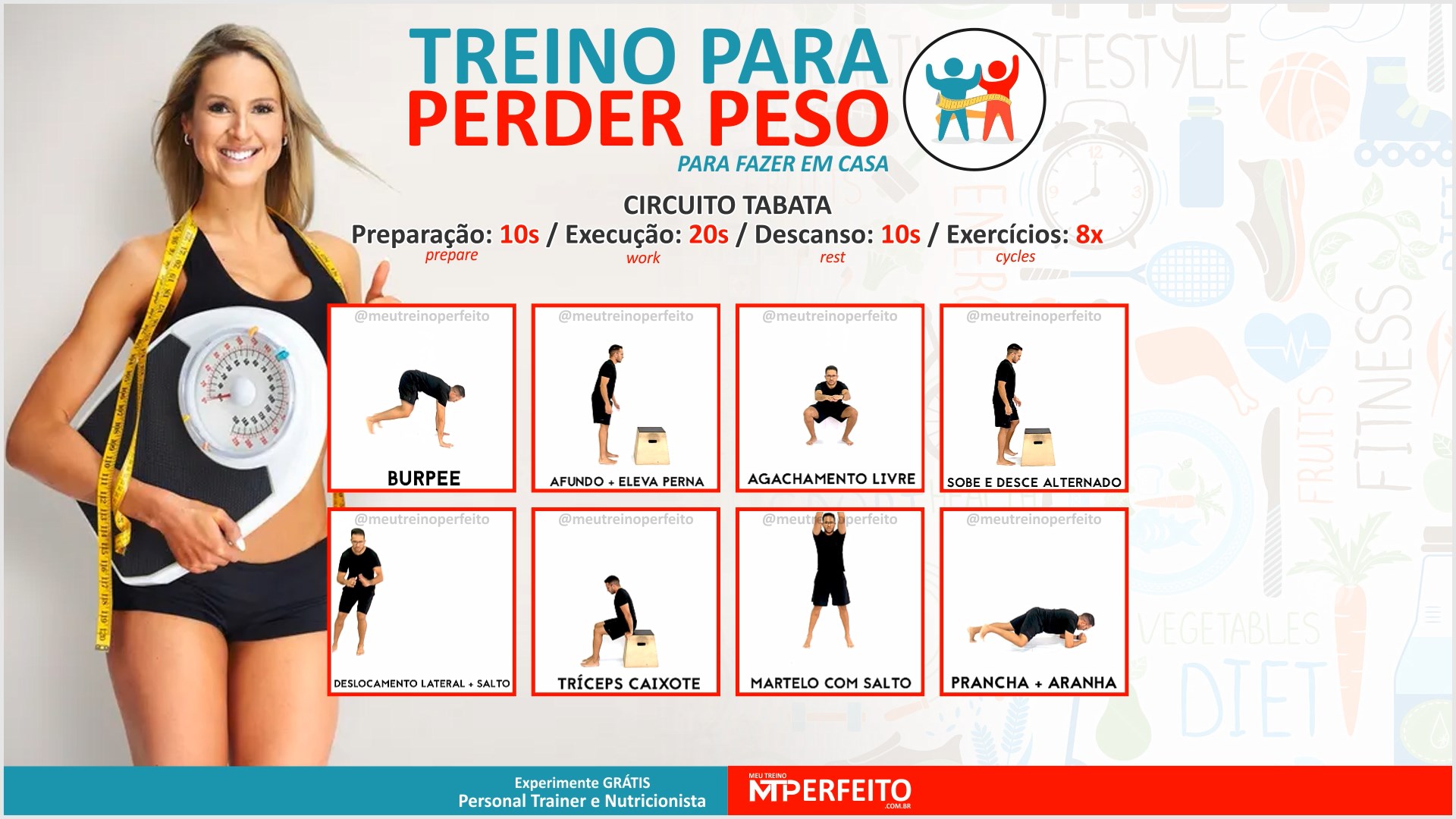 Treino Funcional Para Perder Peso e Fazer em Casa – 10