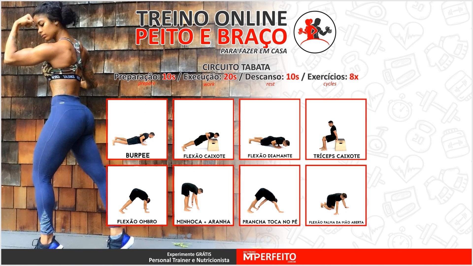 Treino Funcional de Braço e Peito para Fazer em Casa – 07