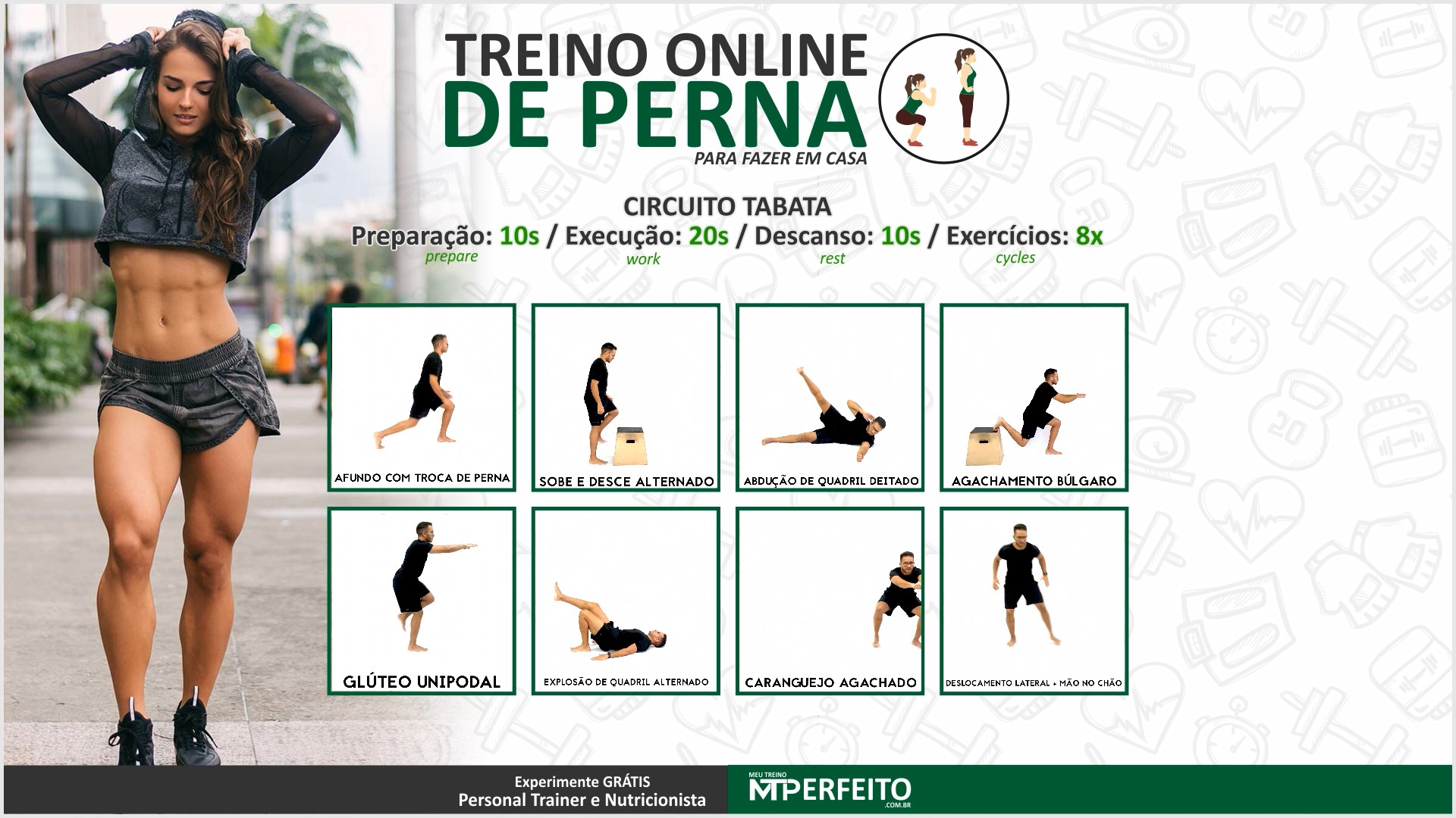 Treino Funcional de Perna Para Fazer em Casa – 10