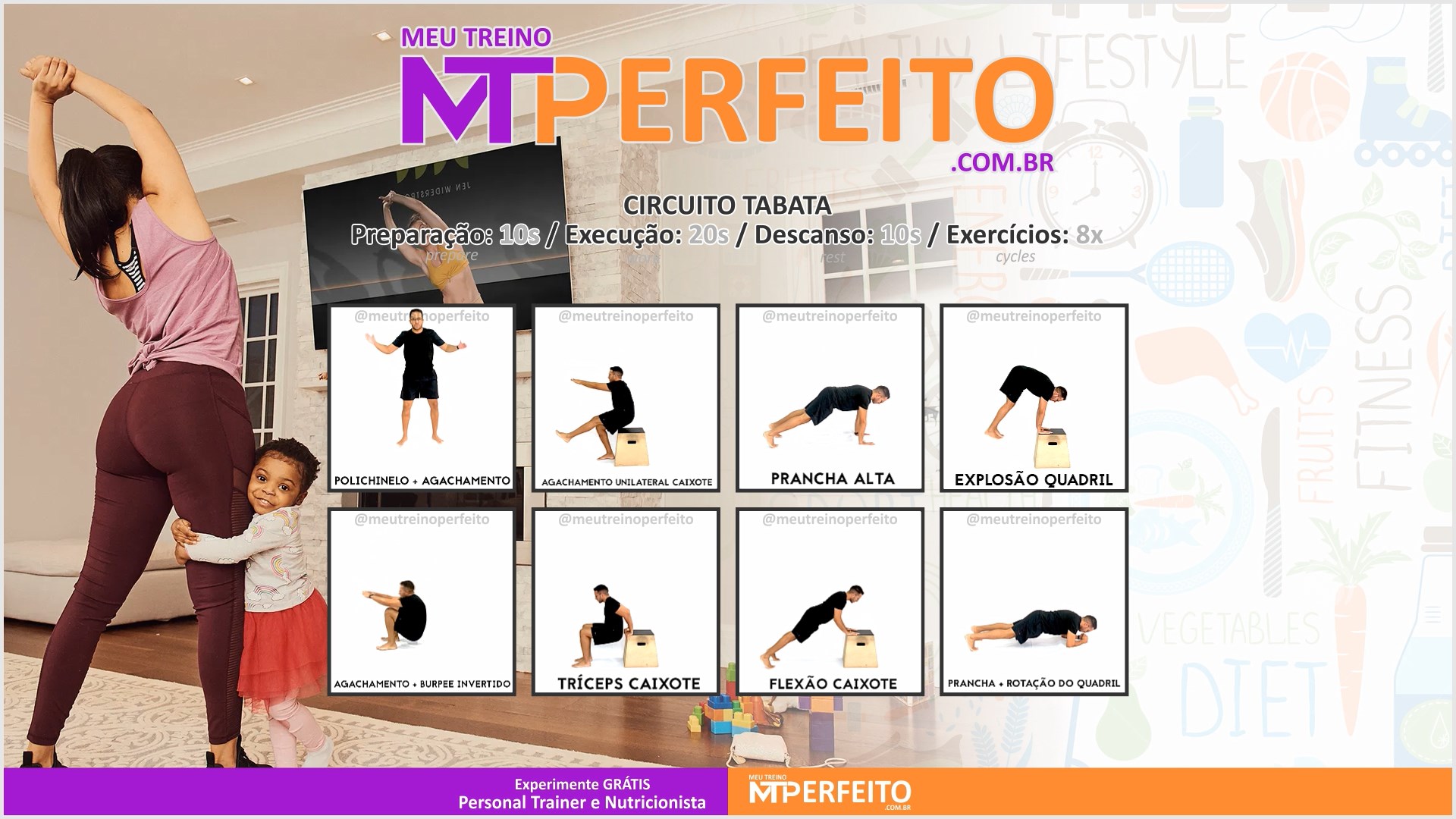 Meu Treino Perfeito Funcional Para Fazer em Casa – 15