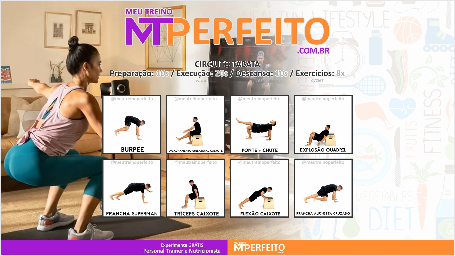 Meu Treino Perfeito Para Fazer em Casa – 16