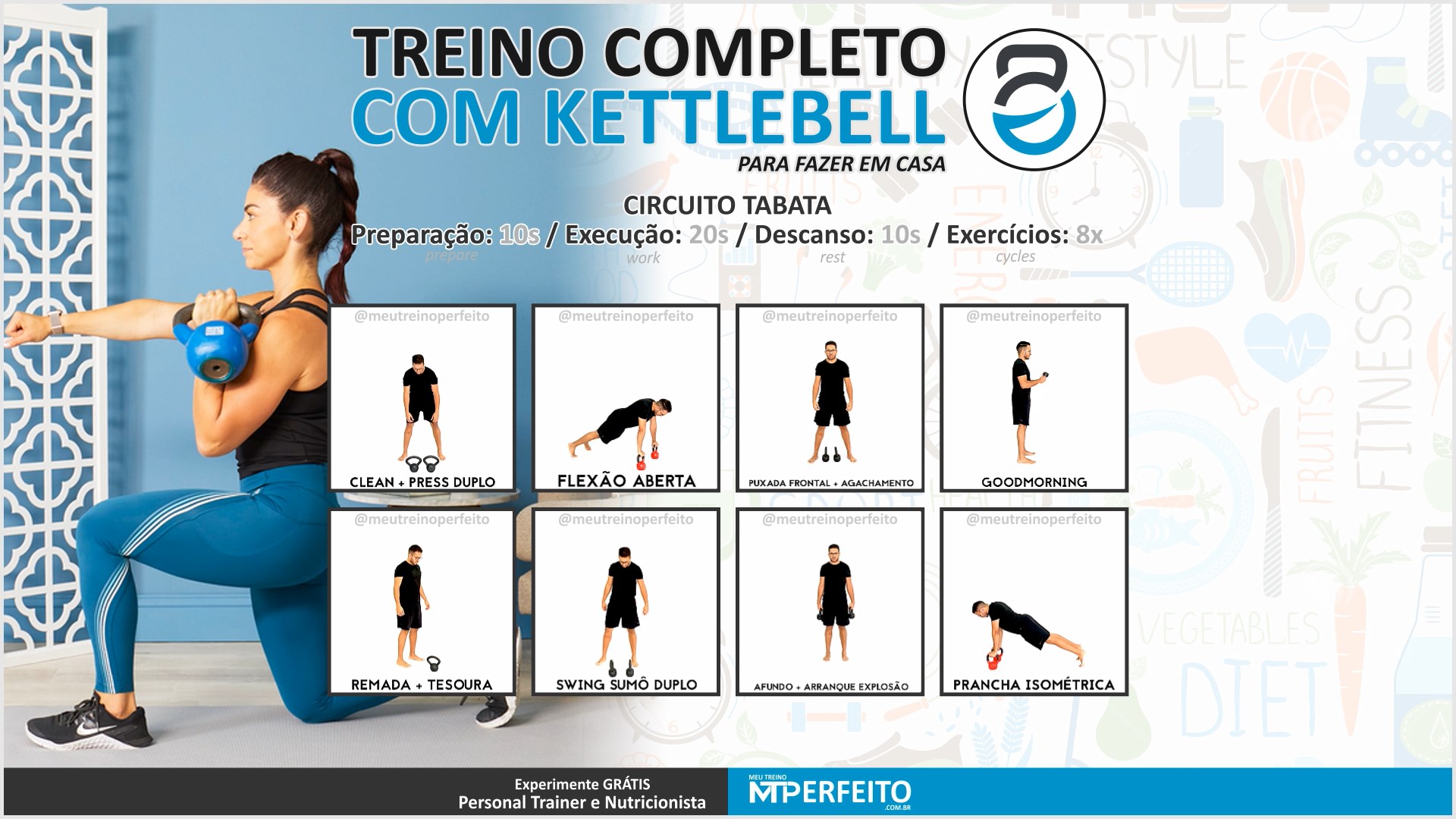 Treino de Kettlebell Online – 04