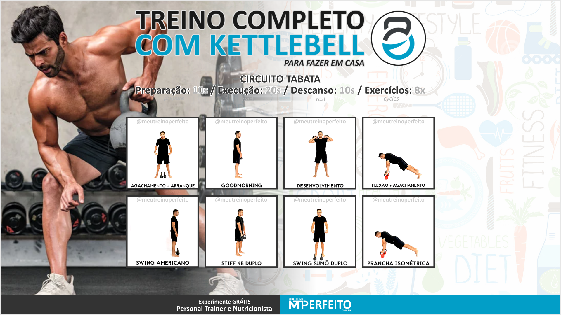 Treino de Kettlebell Online – 05