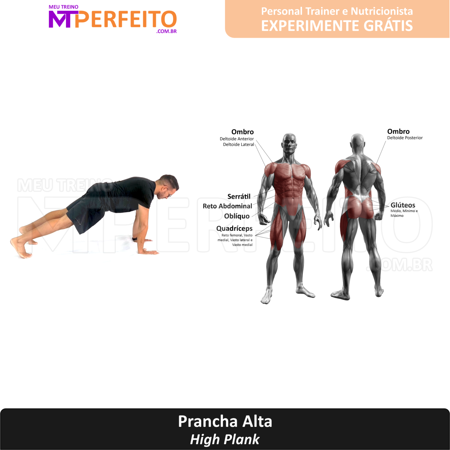 Prancha Alta - Meu Treino Perfeito